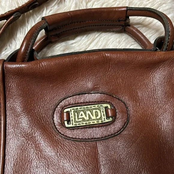 Vintage Leather Messenger Bag